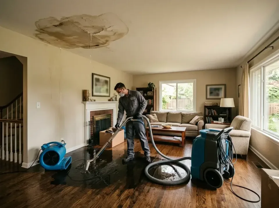 attic-pipe-burst-ceiling-drip-008 — frequently asked questions, Water Damage Restoration & Carpet Care in Eastpointe, MI